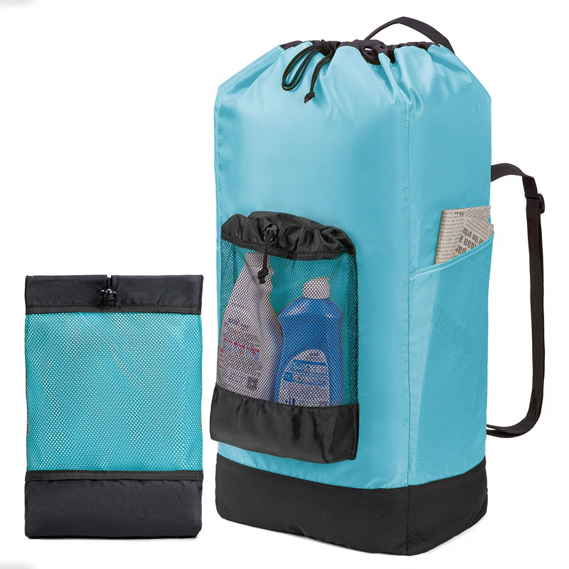 Laundry Backpack 60L Foldable Laundry Bag, Ideal for Dorms, Travel, Camping