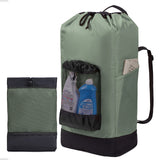 Laundry Backpack 60L Foldable Laundry Bag, Ideal for Dorms, Travel, Camping
