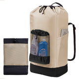 Laundry Backpack 60L Foldable Laundry Bag, Ideal for Dorms, Travel, Camping