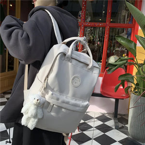 Women Large Capacity Backpack for Teenagers School Bag Female Business Travel