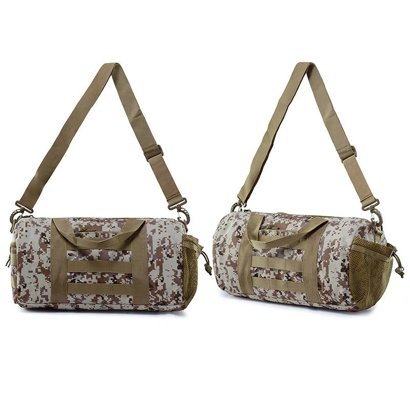 Camouflage Backpack Army Fan Hiking Bag Drum Bag