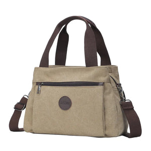 Women's Canvas Messenger Bag Tote Large Capacity Work Bags