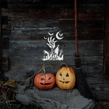 Layered Skull Stencil Reusable Skeleton Head Stencil Halloween Stencils