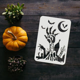 Layered Skull Stencil Reusable Skeleton Head Stencil Halloween Stencils