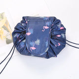 Autumn Travel Makeup Bag Drawstring Organizer Portable Cosmetic Case
