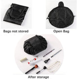 Large-Capacity Drawstring Makeup Bag for Travel