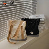 Casual Canvas Shoulder Bag Women Large Capacity Shopping Handbags