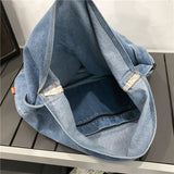 Lazy cowboy canvas bag women's shoulder bag retro university leisure shopping ba