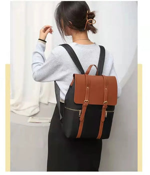 Lazy Oxford cloth nylon backpack school bag