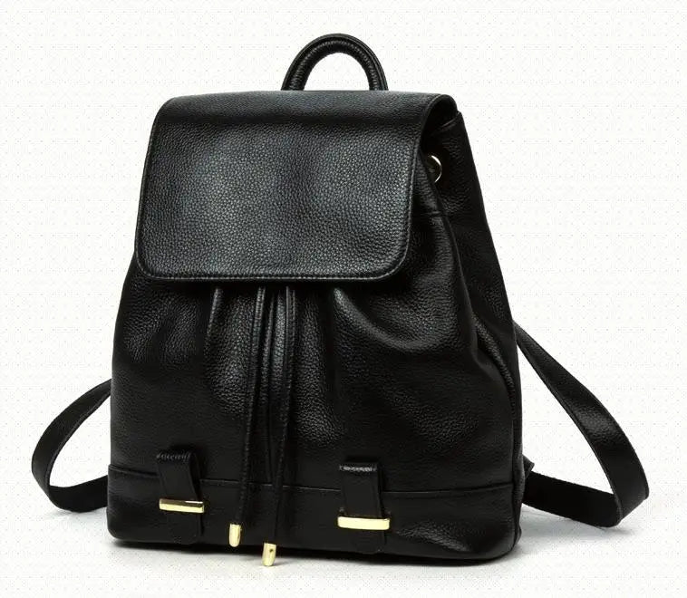 Leather Backpack Women's Travel Bag Top Layer Cowhide Women's Bag