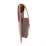 Men's Leather Waist Bag for Mobile Phone, Sports Tactics