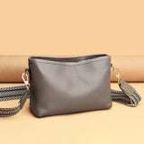 Women's Shoulder Bag Wide Shoulder Belt Messenger Square Bag