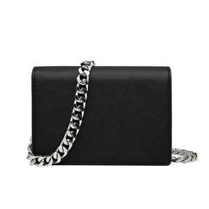 Leather Crossbody Bags for Women Chains Taschen Girls
