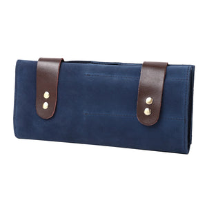 Leather Barber Hairdressing Tools Holder Pouch Scissors Shears Case Bag