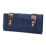 Leather Barber Hairdressing Tools Holder Pouch Scissors Shears Case Bag