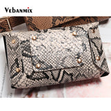 Leather Belt Bags Waist Pack Women Serpentine Bum Fanny Pack