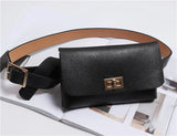 Leather Belt Bags Waist Pack Women Serpentine Bum Fanny Pack