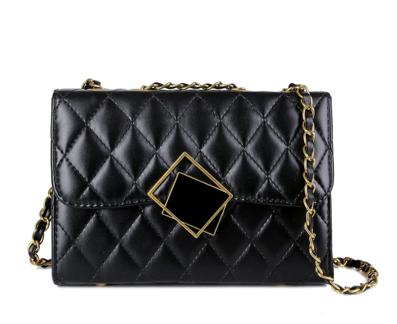 Leather Crossbody Shoulder Bag Women Chains Taschen