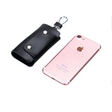 Leather Buckle Key Wallets Men Women Key chain Holder Housekeeper