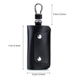 Leather Buckle Key Wallets Men Women Key chain Holder Housekeeper