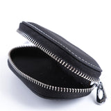 Leather Key Wallet Key Holder Housekeeper Zipper Key Case Bag