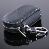 Leather Key Wallets Men Women Keychain Zipper Case Bag