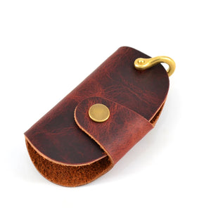Leather Car Key Wallets Men/Women Key Holder Keys Organizer Case Unisex Keychain
