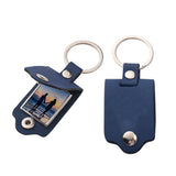 Leather Case Photo Frame Keychain Photo Ornament Mother's Gift