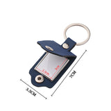 Leather Case Photo Frame Keychain Photo Ornament Mother's Gift