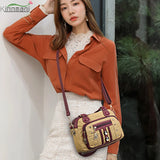 Women's Leather Casual Crossbody Bag Handbag Shoulder Tote