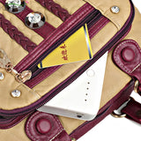 Women's Leather Casual Crossbody Bag Handbag Shoulder Tote