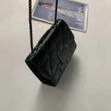 Quilted Leather Crossbody Rhombus Chain Bag Women Handbag