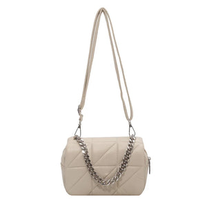 Pink Chain Shoulder Bag Mini Crossbody Purse for Women