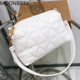 Embroidered Rhombic Chain Bag for Women