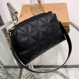 Embroidered Rhombic Chain Bag for Women