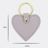 Heart Shape Keychain Women Holder Female Key Ring Pouch Cover