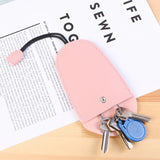 Leather Key Bag Solid Key Protector Car Key Holder Household Lock