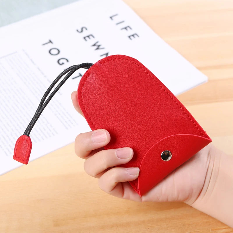 Leather Key Bag Solid Key Protector Car Key Holder Household Lock