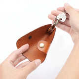 Men's Retro Leather Key Bag Waist Hanging Car Key Bag