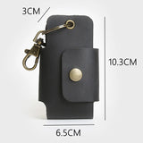 Leather Key Holder Car Key Wallet Key Organizer Smart Keychain Chain Purse