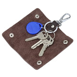 Leather Key Holder Organizer Unisex Key Ring