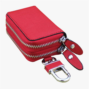 Leather Key Wallet Car Key Bag Function Key Case Holder