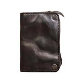 Men's Leather Keychain Holder Organizer Split Car Key Wallet