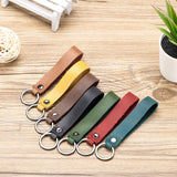 Leather Lanyard Pendant Car Supplies Key Holder Key Ring Keychain