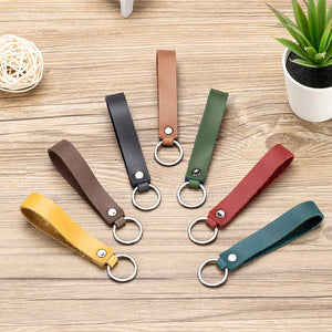 Leather Lanyard Pendant Car Supplies Key Holder Key Ring Keychain