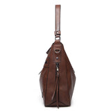 Leather Large Messenger Bag Women Shoulder Bags for Travel