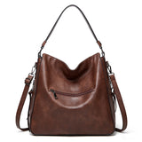 Leather Large Messenger Bag Women Shoulder Bags for Travel