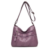 Vintage Leather Ladies Shoulder Crossbody Bag