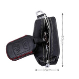 Leather Key Holder Organizer Keychain Purse Key Ring Bag Keys Case Pouch