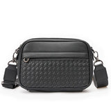 Vintage Leather Men Messenger Bag Large Capacity Crossbody Shoulder Bag